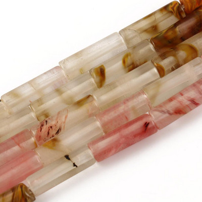 Natūralių akmenų vamzdžių karoliukai, haulito malachito laisvi cilindriniai karoliukai papuošalams gaminti „pasidaryk pats“ čakrų apyrankių priedai 15 colių 13x4 mm