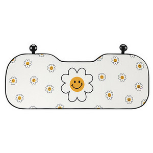 Automobilio sėdynės pagalvėlė vasarinė ledinė saulėgrąža Auto Cool kilimėlis Animacinis filmas Mielas neslystantis atlošo dangtelis Vidaus priedai moterims