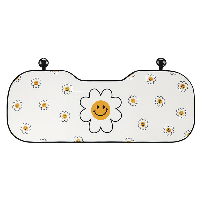 Automobilio sėdynės pagalvėlė vasarinė ledinė saulėgrąža Auto Cool kilimėlis Animacinis filmas Mielas neslystantis atlošo dangtelis Vidaus priedai moterims