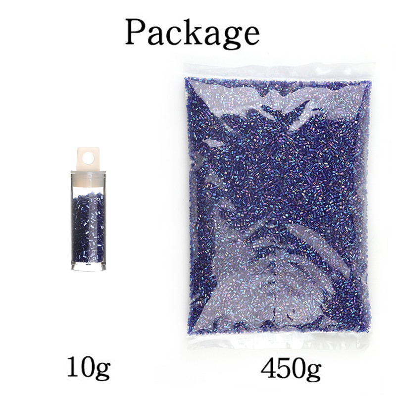 1000 vnt. / partijoje Delica Miyuki karoliukai 2 mm čekiško stiklo vamzdiniai sėklų karoliukai skaidraus spalvos „pasidaryk pats“ apyrankės, karoliai, papuošalų kūrimo priedai