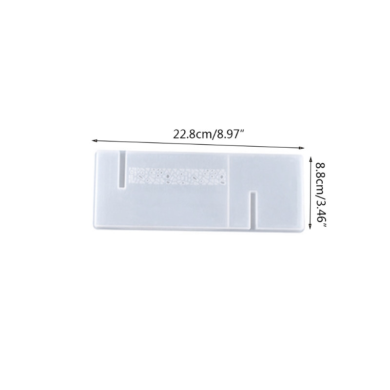 Kristalinės epoksidinės dervos formos mobiliojo telefono laikiklis „pasidaryk pats“ amatų liejimo įrankio planšetės laikiklis mobiliojo telefono stovas, silikoninė forma