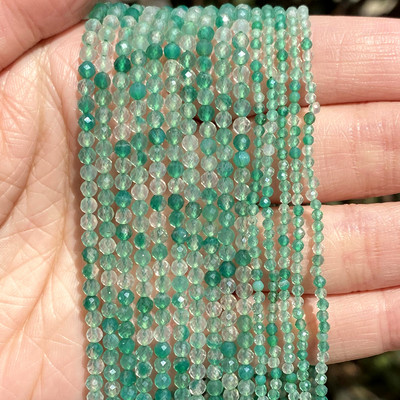 Piatră naturală Cristale fațetate Ametist Cuarț roz Jade Piatră prețioasă Mărgele distanțiere rotunde pentru realizarea de bijuterii Brățară DIY 2 3 4mm