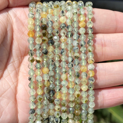 Piatră naturală Cristale fațetate Ametist Cuarț roz Jade Piatră prețioasă Mărgele distanțiere rotunde pentru realizarea de bijuterii Brățară DIY 2 3 4mm