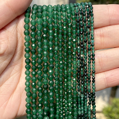 Piatră naturală Cristale fațetate Ametist Cuarț roz Jade Piatră prețioasă Mărgele distanțiere rotunde pentru realizarea de bijuterii Brățară DIY 2 3 4mm