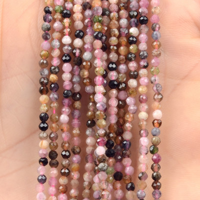 Piatră naturală Cristale fațetate Ametist Cuarț roz Jade Piatră prețioasă Mărgele distanțiere rotunde pentru realizarea de bijuterii Brățară DIY 2 3 4mm
