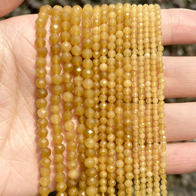 Piatră naturală Cristale fațetate Ametist Cuarț roz Jade Piatră prețioasă Mărgele distanțiere rotunde pentru realizarea de bijuterii Brățară DIY 2 3 4mm