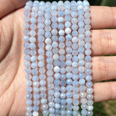 Piatră naturală Cristale fațetate Ametist Cuarț roz Jade Piatră prețioasă Mărgele distanțiere rotunde pentru realizarea de bijuterii Brățară DIY 2 3 4mm