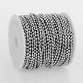 10 m 1,5/2,0/3,0 mm karoliukų rutuliukai nerūdijančio plieno masinės grandinėlės rankdarbiams karoliai iš vielos Papuošalų gaminimo reikmenys Priedai Vyriški