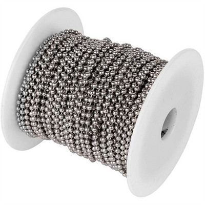 10 m 1,5/2,0/3,0 mm karoliukų rutuliukai nerūdijančio plieno masinės grandinėlės rankdarbiams karoliai iš vielos Papuošalų gaminimo reikmenys Priedai Vyriški