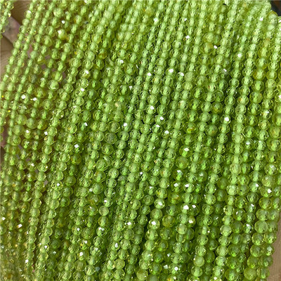 Mărgele mici, piatră naturală, mărgele prețioase, mărgele cu secțiune rotundă fațetată, pentru realizarea de bijuterii, colier, brățară, 38 cm, dimensiune 2 3 4 mm 38 cm