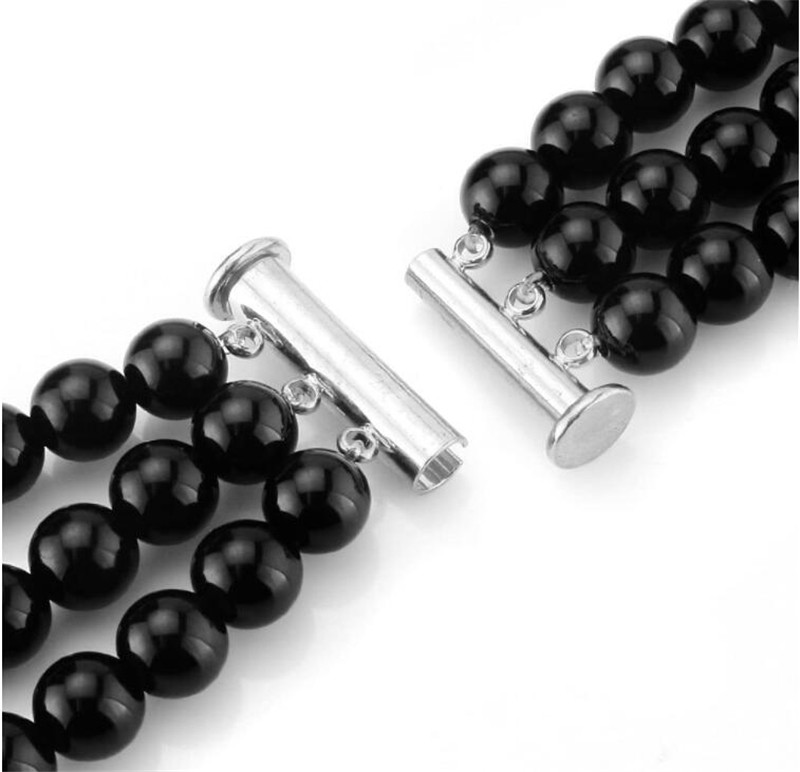 5 vnt kelių sruogų slankiojančių magnetinių vamzdelių užsegimų jungtys karolių apyrankėms papuošalams gaminti