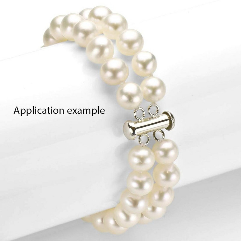 5 vnt kelių sruogų slankiojančių magnetinių vamzdelių užsegimų jungtys karolių apyrankėms papuošalams gaminti