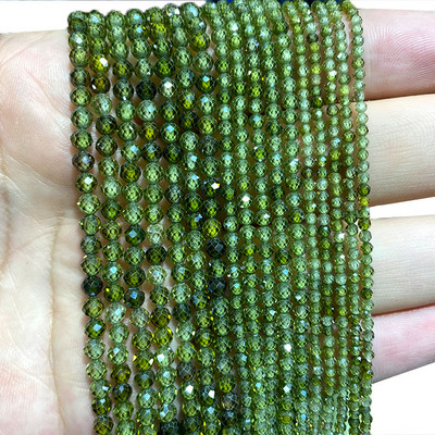 Piatră naturală Lapis Lazuli Apatit Turmalină Granat Jade Mărgele distanțiere fațetate pentru realizarea de bijuterii Colier brățară DIY 2/3/4MM