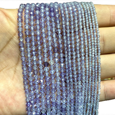 Piatră naturală Lapis Lazuli Apatit Turmalină Granat Jade Mărgele distanțiere fațetate pentru realizarea de bijuterii Colier brățară DIY 2/3/4MM