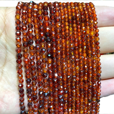 Piatră naturală Lapis Lazuli Apatit Turmalină Granat Jade Mărgele distanțiere fațetate pentru realizarea de bijuterii Colier brățară DIY 2/3/4MM