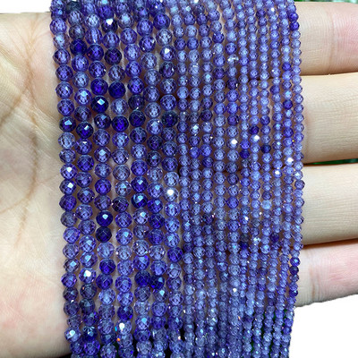 Piatră naturală Lapis Lazuli Apatit Turmalină Granat Jade Mărgele distanțiere fațetate pentru realizarea de bijuterii Colier brățară DIY 2/3/4MM