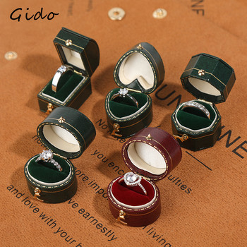 Κουτί διακόσμησης κοντέινερ κοσμημάτων Ευρωπαϊκού στυλ Μίνι δαχτυλιδιού Κουτί ρετρό απλά σκουλαρίκια Δαχτυλίδι