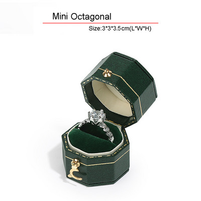 Európai stílusú ékszertartó dekorációs doboz mini gyűrűs doboz retro egyszerű fülbevaló gyűrűs doboz