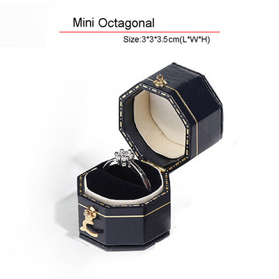 Európai stílusú ékszertartó dekorációs doboz mini gyűrűs doboz retro egyszerű fülbevaló gyűrűs doboz