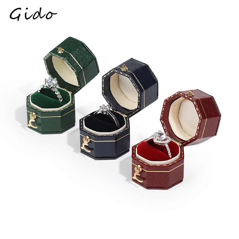 Európai stílusú ékszertartó dekorációs doboz mini gyűrűs doboz retro egyszerű fülbevaló gyűrűs doboz