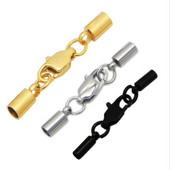 5 komada 2/3/4/5/6 mm završnih kapica za kožni kabel od nehrđajućeg čelika s konektorom za kopču od jastoga za izradu nakita