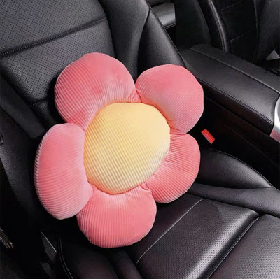 Mielas automobilio atramas, juosmens atrama, sėdynės pakėlimas, animacinis juosmens pagalvėlės užvalkalas Four Seasons vairuotojo automatinis kilimėlis pagalvės gėlė