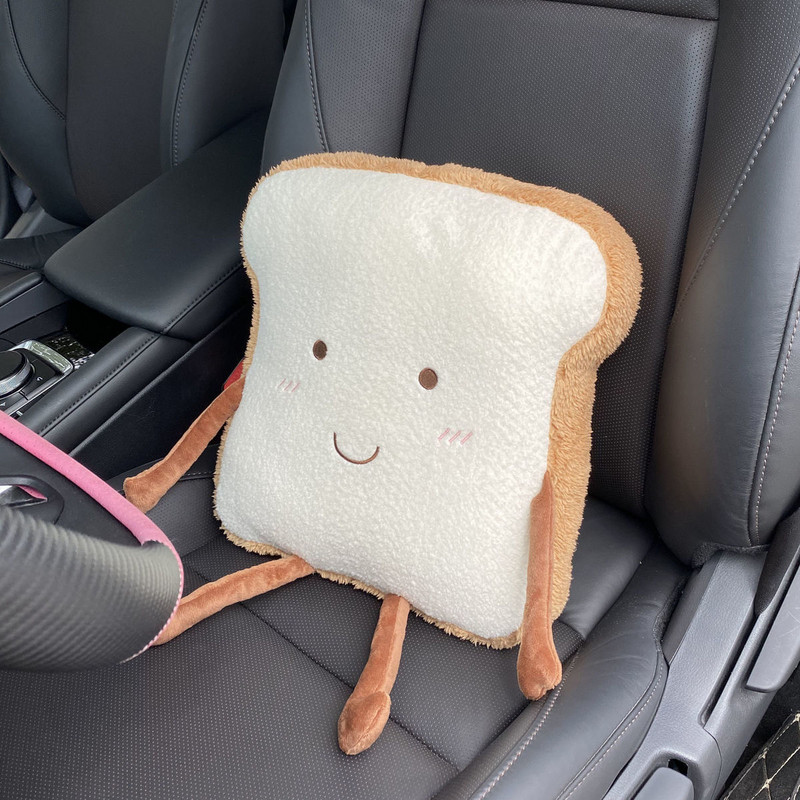 Mielas automobilio atramas, juosmens atrama, sėdynės pakėlimas, animacinis juosmens pagalvėlės užvalkalas Four Seasons vairuotojo automatinis kilimėlis pagalvės gėlė