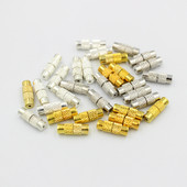 20 tk messingist sambaga kruviklambrid, tünniga keeratav klamber käevõru kaelakee ehete jaoks Leiud 4x12 mm