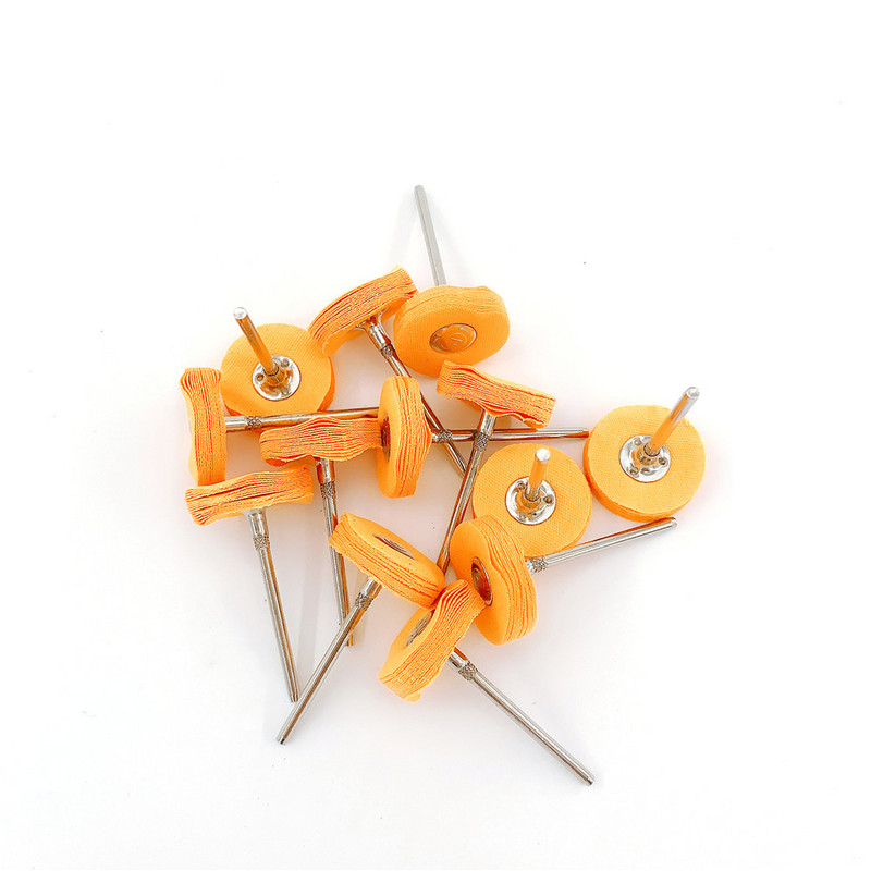 100 kom/144 kom Abrazivne četke Dremel pribor Kotač za poliranje Rotirajući alati Pamučni kotač za poliranje 2,35 mm drška 1 kutija za pohranu