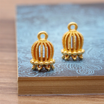 20db 10x16mm Charms madárkalitka korona medál barkácsolás barkácsoláshoz nyaklánc karkötő ékszer készítés lelet kiegészítők