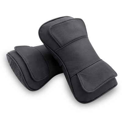 Perna pentru tetiera scaun auto din piele naturala pentru Drivin Negru Auto Suport gât Perna pentru cap Accesorii din bumbac PP Interior pentru bărbați