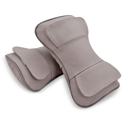 Perna pentru tetiera scaun auto din piele naturala pentru Drivin Negru Auto Suport gât Perna pentru cap Accesorii din bumbac PP Interior pentru bărbați