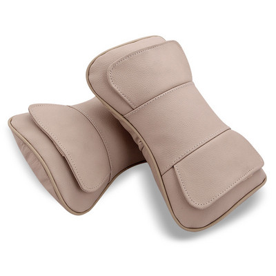 Perna pentru tetiera scaun auto din piele naturala pentru Drivin Negru Auto Suport gât Perna pentru cap Accesorii din bumbac PP Interior pentru bărbați