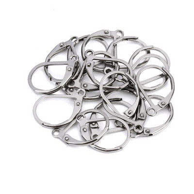 20vnt 16X11mm nerūdijančio plieno auksiniai korėjietiški auskarai moterims, pagrindas auskarams.