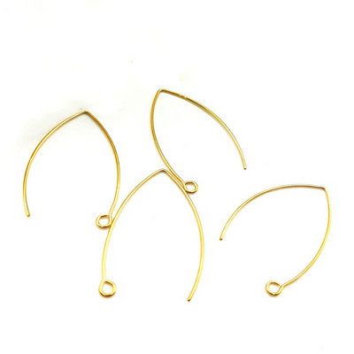 20 vnt. nerūdijančio plieno prancūziško stiliaus ausų kabliukas, V formos, pasidaryk pats, madingi auskarų priedai Papuošalai Neišblunkantys priedai