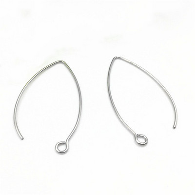 20 vnt. nerūdijančio plieno prancūziško stiliaus ausų kabliukas, V formos, pasidaryk pats, madingi auskarų priedai Papuošalai Neišblunkantys priedai