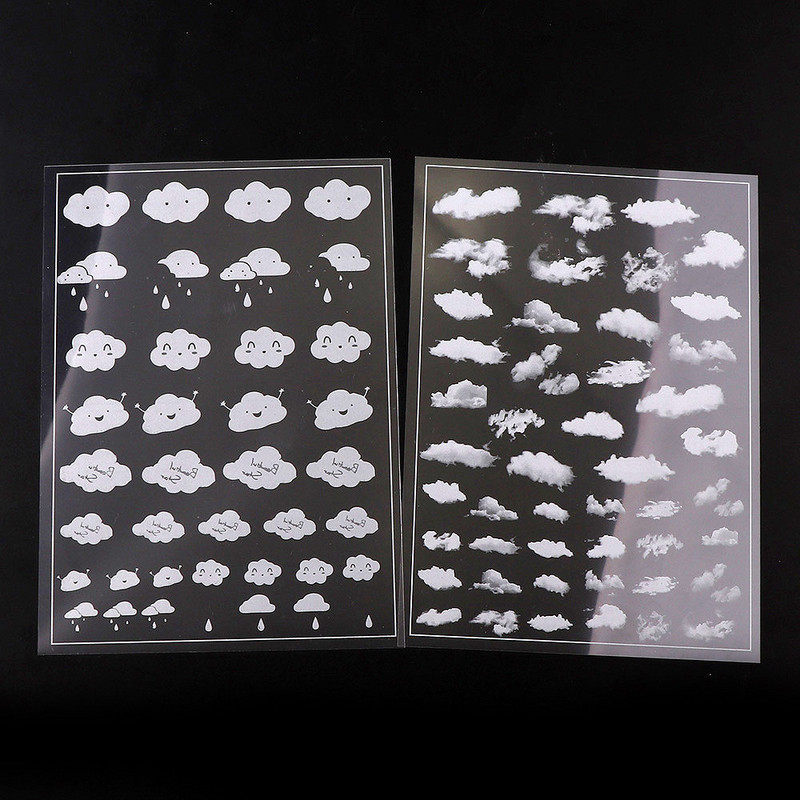 Alb 3 buc. Fulgi de zăpadă, meduze, nor, păpădie, material transparent, cu umplere pentru bijuterii DIY.