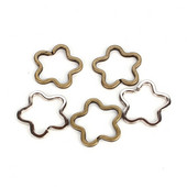 10 komada 30x35 mm Antikni brončani/rodij privjesak u obliku cvijeta Kružni privjesak Nalazi Fit DIY privjesak Prstenovi Krugovi Dodaci