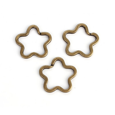 10 komada 30x35 mm Antikni brončani/rodij privjesak u obliku cvijeta Kružni privjesak Nalazi Fit DIY privjesak Prstenovi Krugovi Dodaci