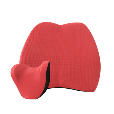 Komplet jastuka za automobil Jastuk za vrat četiri godišnja doba Sjedalo vozila Zaštita glave memorija pamučno odijelo Naslon za glavu Lumbalna potpora Navlaka