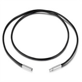 1.0/1.5/2.0mm Μαύρο κερί κορδόνι Μεταξωτό δερμάτινο κορδόνι σύρμα σχοινί Αλυσίδα κολιέ με κούμπωμα από ανοξείδωτο ατσάλι Σχοινί για κατασκευή κοσμημάτων DIY