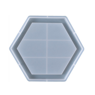 3D obrazovne heksagonalne slagalice Silikonski kalup Tangram igra Dječje igračke Kalup od epoksidne smole DIY nakit Izrada alata za lijevane predmete