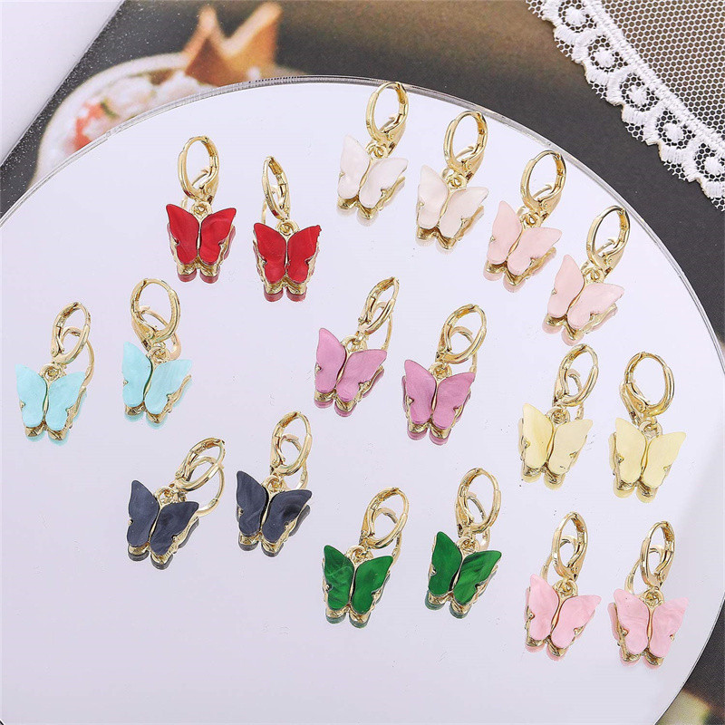 10db 13x13mm pillangós medál kiegészítők barkácstáskához nyaklánc varázs ékszerek készítés Kawaii fülbevalók anyagok ünnepi ajándékok