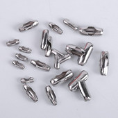 50pcs/Lot 1.5 2.0 2.5 3.2 mm Kuglasti lanac od nehrđajućeg čelika Konektor Kopče Završne perle Stezanje za DIY izradu nakita Pribor za pronalaženje