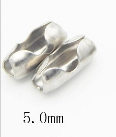 50pcs/Lot 1.5 2.0 2.5 3.2 mm Kuglasti lanac od nehrđajućeg čelika Konektor Kopče Završne perle Stezanje za DIY izradu nakita Pribor za pronalaženje