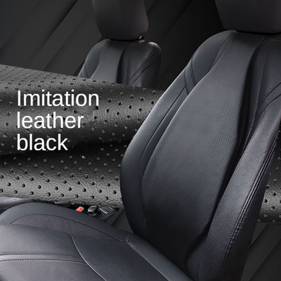 Zračni jastuk za leđa od prave kože za lumbalnu podršku vozača automobila Univerzalni jastuk za ublažavanje bolova u leđima Dodaci za unutrašnjost