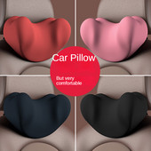 Sport U Jastuk za glavu automobila Memorijska pjena Navlaka za auto vrat Naslon za unutrašnjost Dodaci za unutrašnjost Ružičasto sjedalo Struk Jastuk za lumbalni dio leđa Gadgeti