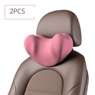 Sport U Jastuk za glavu automobila Memorijska pjena Navlaka za auto vrat Naslon za unutrašnjost Dodaci za unutrašnjost Ružičasto sjedalo Struk Jastuk za lumbalni dio leđa Gadgeti
