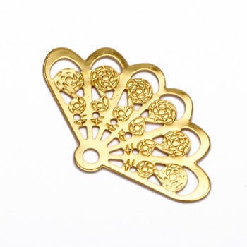 20 τεμ. 14x23 χιλιοστά 14x23 χιλιοστά Fan Shape Charms Craft Supplies Χάντρες Γούρια Μενταγιόν για DIY Κολιέ Κοσμήματα Κατασκευή Χειροτεχνίας Ευρήματα Αξεσουάρ