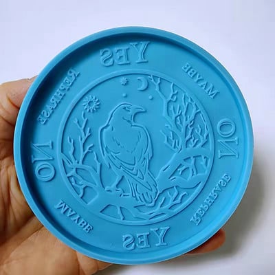 Divination poháralátét forma barkácsolás epoxigyanta szilikon forma háztartási medál asztaldísz kiegészítők gyanta szerszámok